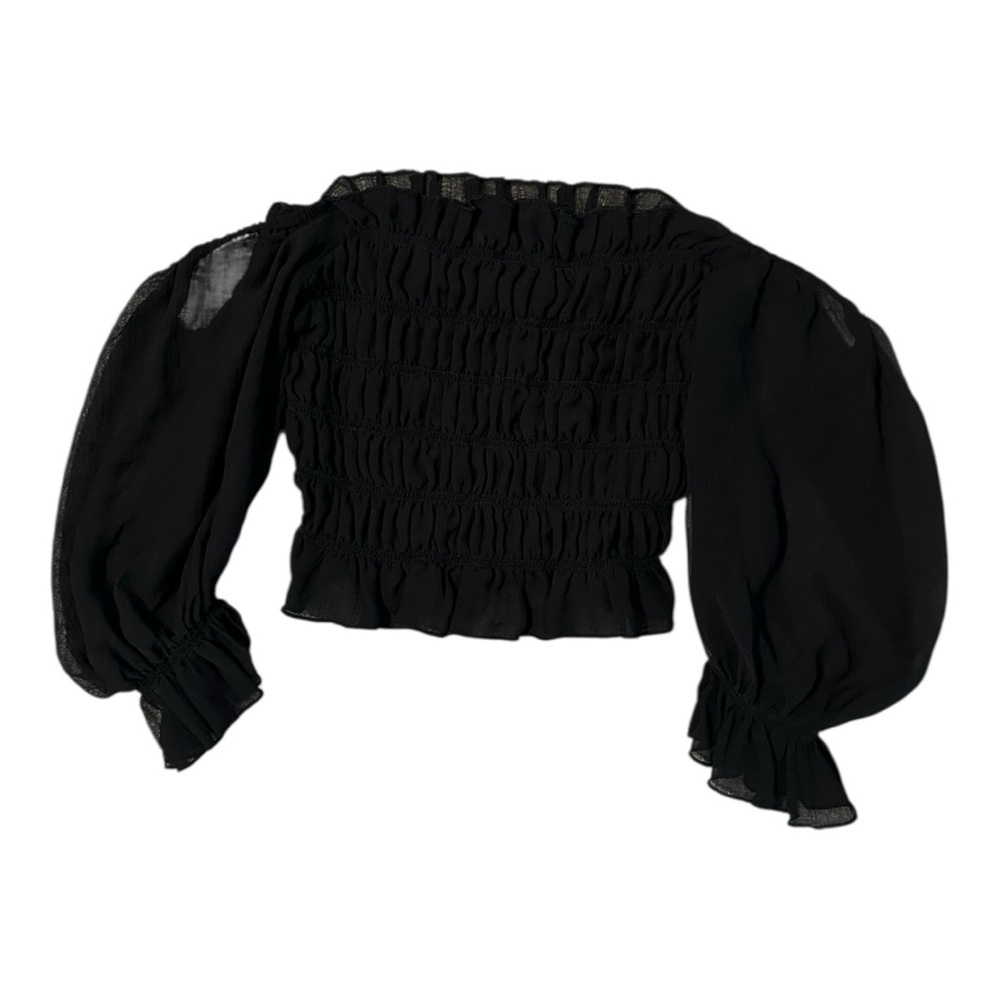 Of the shoulder Black Women's Top